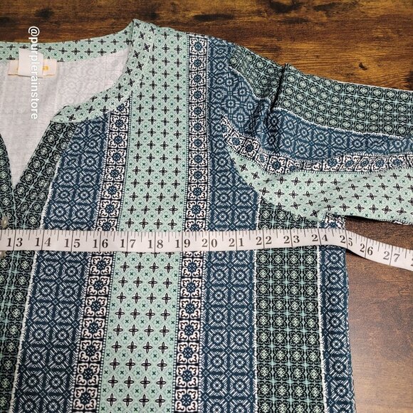 Ambria Bandana Print Tunic Top Size 16 Countrycore Country Girl Boho Western - Picture 6 of 11